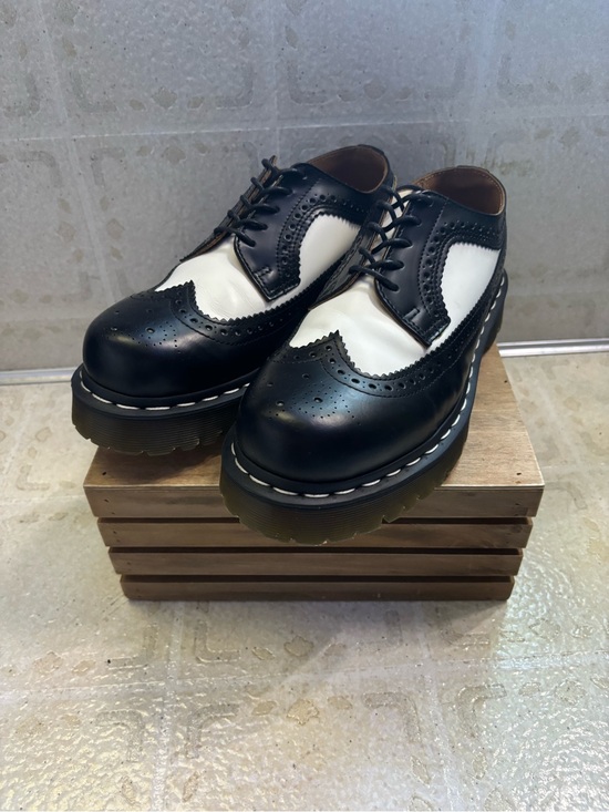 Dr. Martens Other - Dr. Martens Black & White Two-Tone Wingtip Oxfords